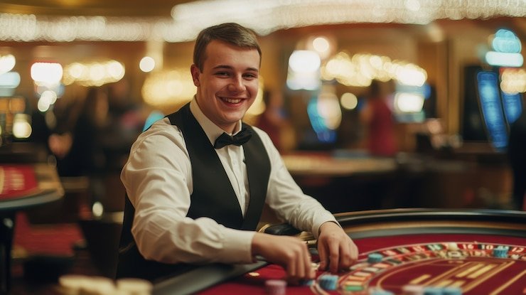 Antarmuka Infinite Blackjack di aplikasi danatoto70